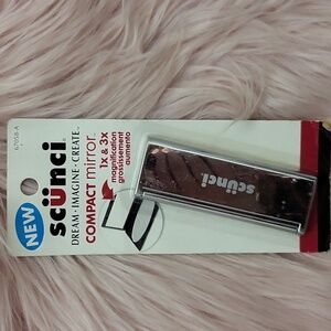 Brand New SCUNCI COMPACT MIRROR-1X & 3X MAGNIFICATION